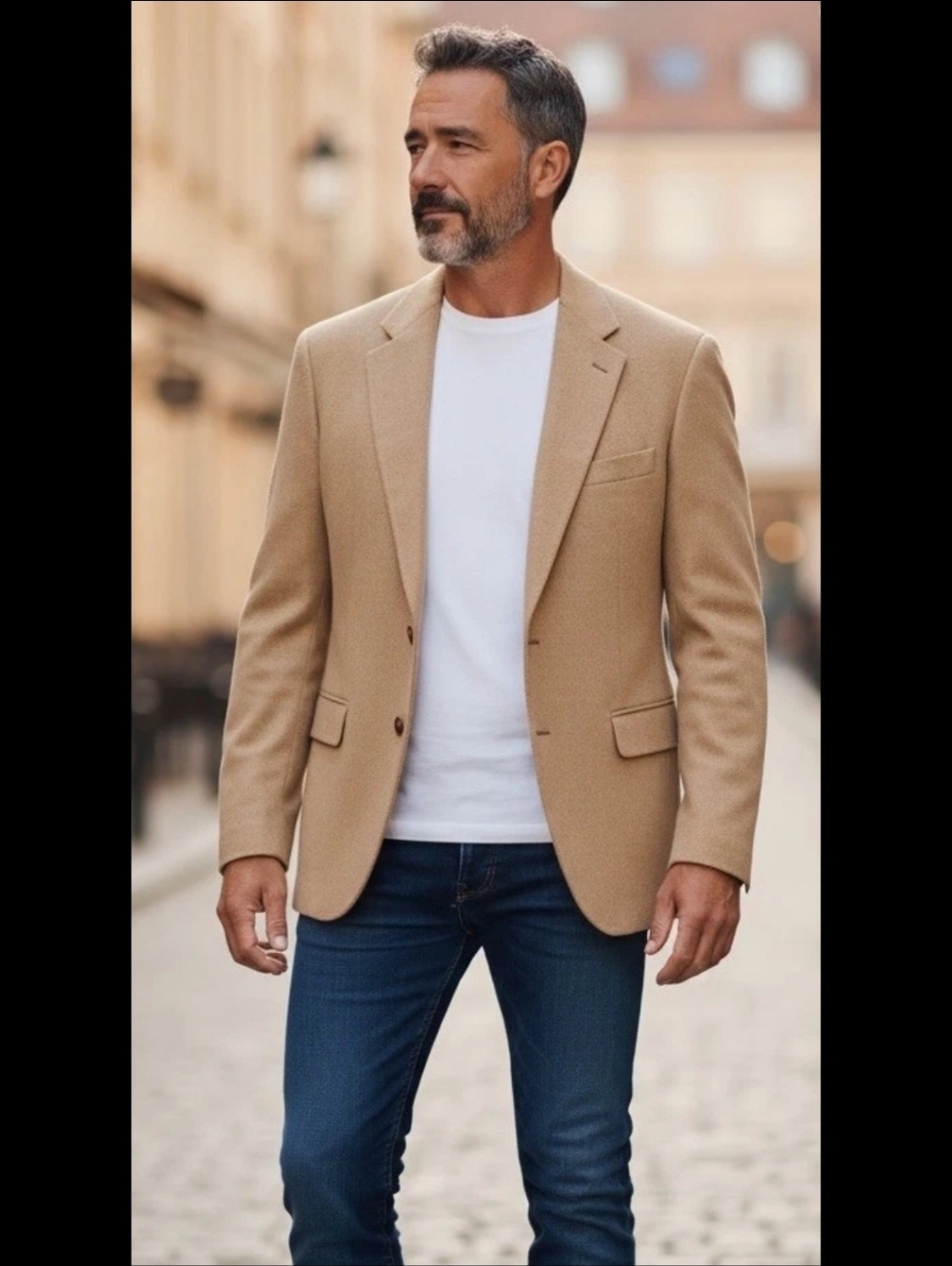 Evan Picone Men's Tan 100% Camel Hair Sport Coat